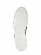 KITON - Suede White Sole Loafers