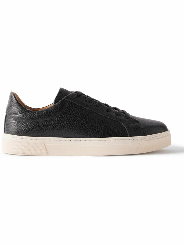 Photo: George Cleverley - Jack II Full-Grain Leather Sneakers - Black