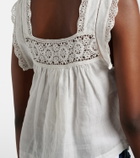 Citizens of Humanity Mia lace-trimmed top