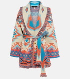Alanui - Oasis cashmere and linen cardigan