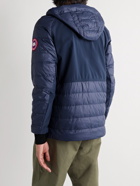 Canada Goose - HyBridge Panelled Quilted Shell Hooded Down Jacket - Blue