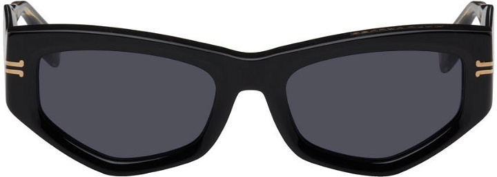 Photo: Marc Jacobs Black 'The Icon' Rectanglar Sunglasses