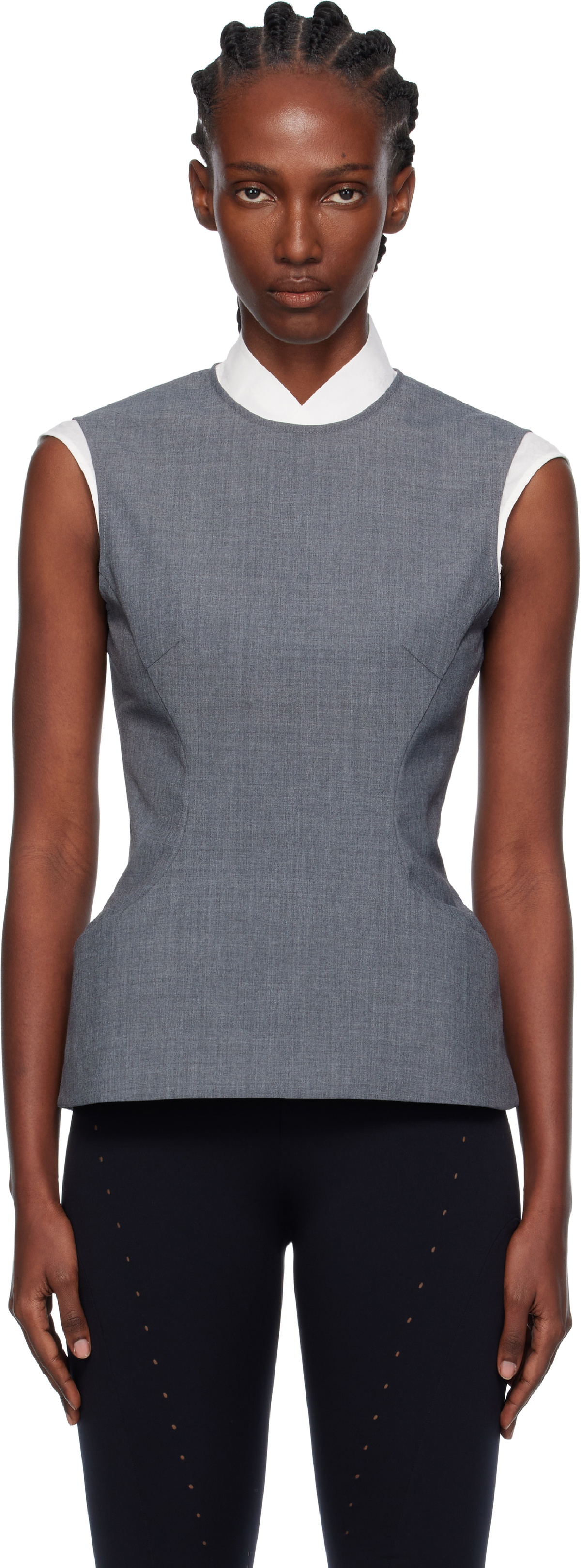 AO Yes Gray Thurman Top