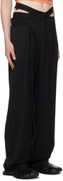 Ottolinger Black Wrap Trousers