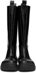 Proenza Schouler Black Tall Storm Boots