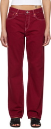 Re/Done Red 'The Standard' Jeans