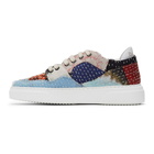 By Walid Multicolor Silk Sneakers