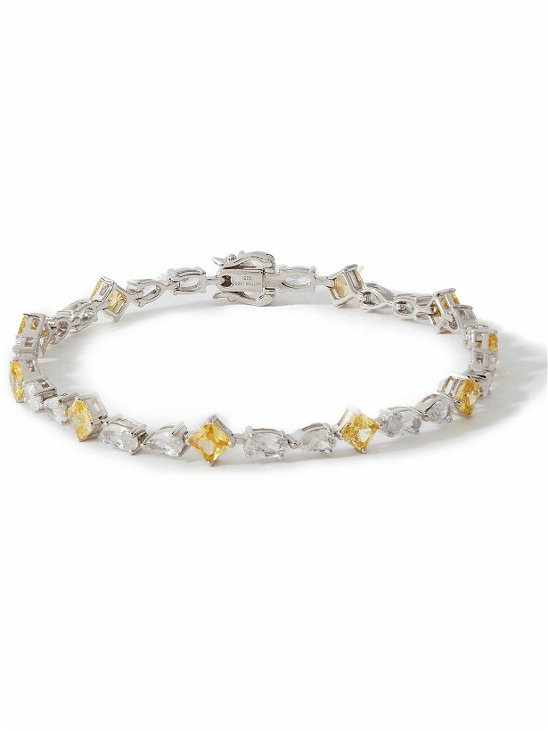 Photo: Hatton Labs - Sterling Silver and Cubic Zirconia Bracelet - Yellow