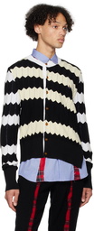 Vivienne Westwood Black Chevron Cardigan