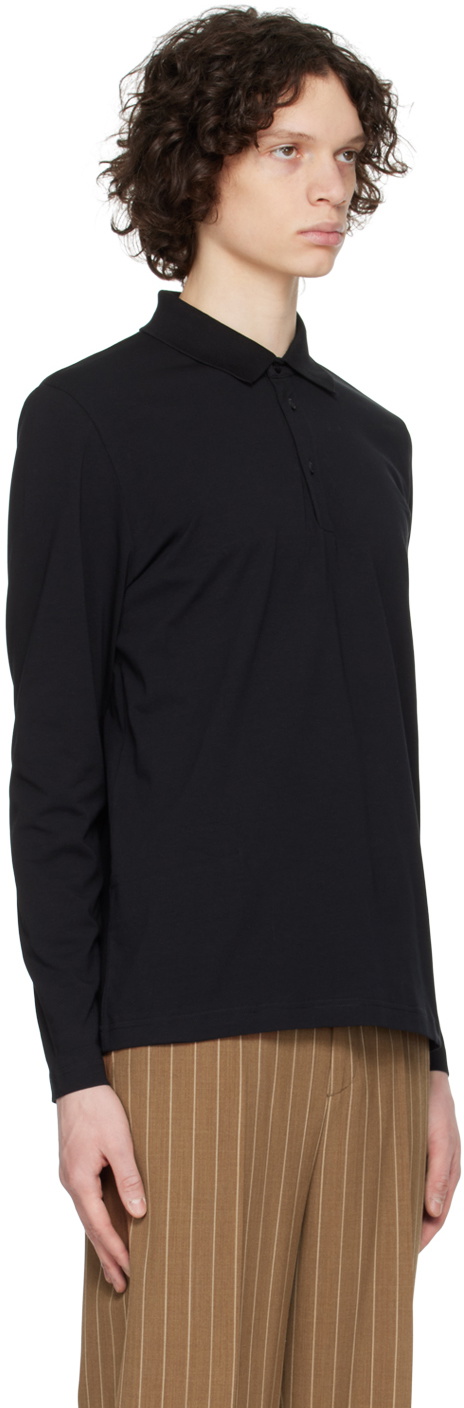 Filippa K: Black Sheer Tank Top