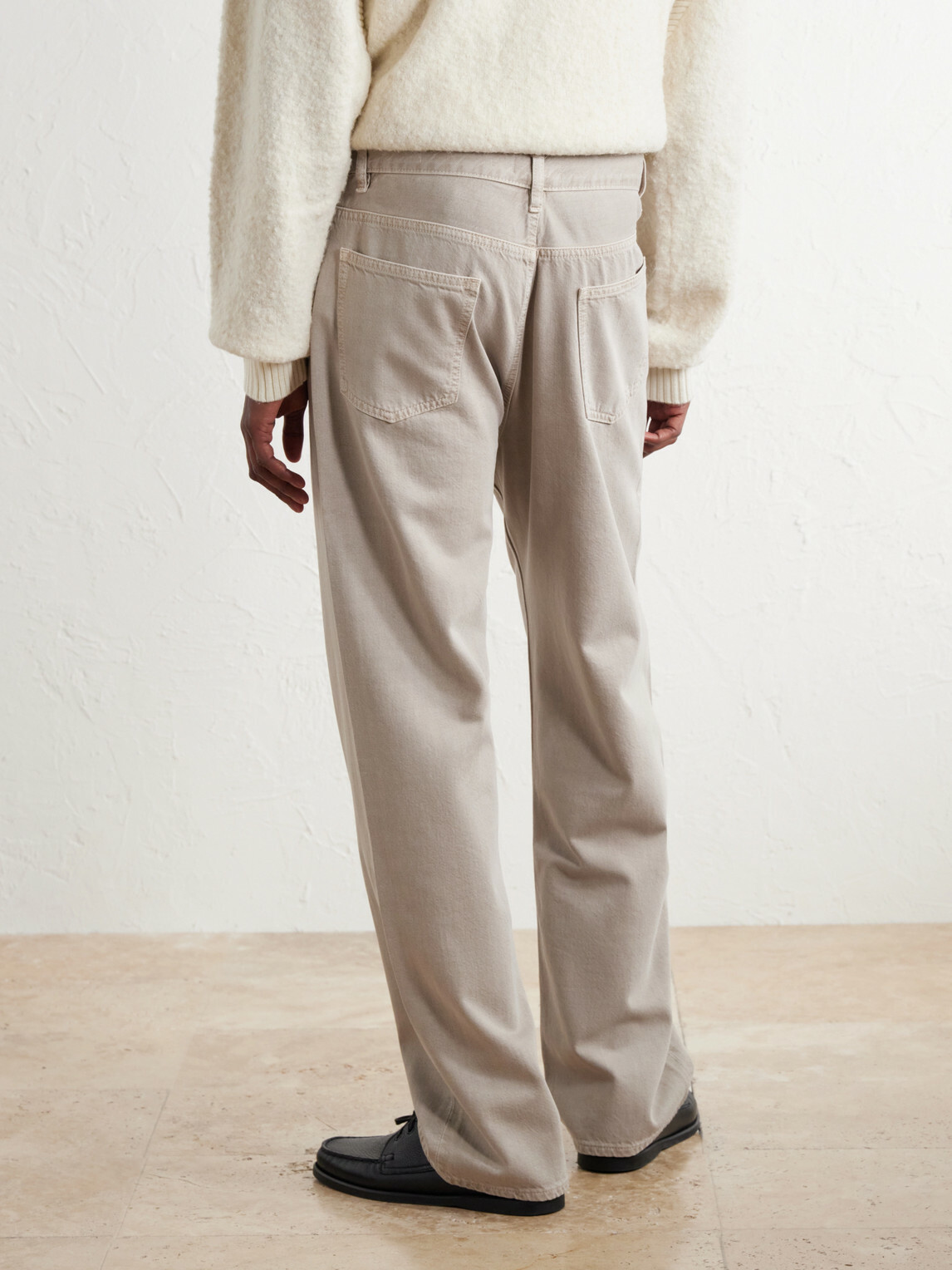 FRAME - The Relaxed Straight-Leg Jeans - Neutrals