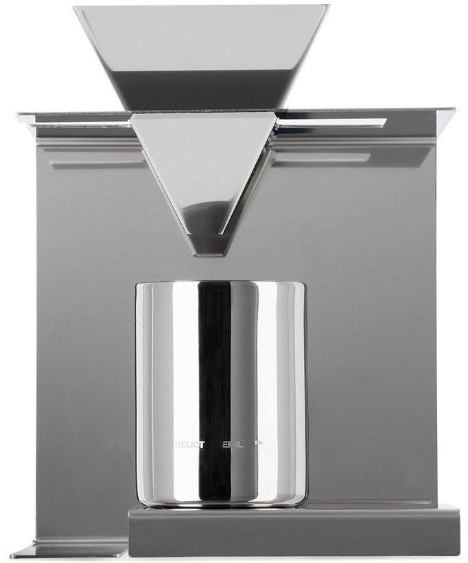 Photo: HELIOT EMIL SSENSE Exclusive Silver NM3 Edition Pourover Coffee Stand