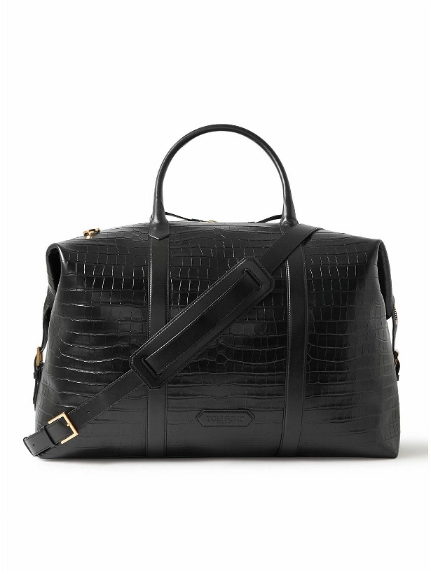 Photo: TOM FORD - Croc-Effect Leather Holdall
