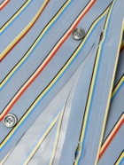 The Elder Statesman - Striped Silk Shirt - Blue