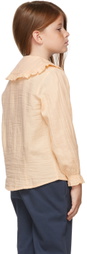 Repose AMS Kids Pink Fancy Collar Top