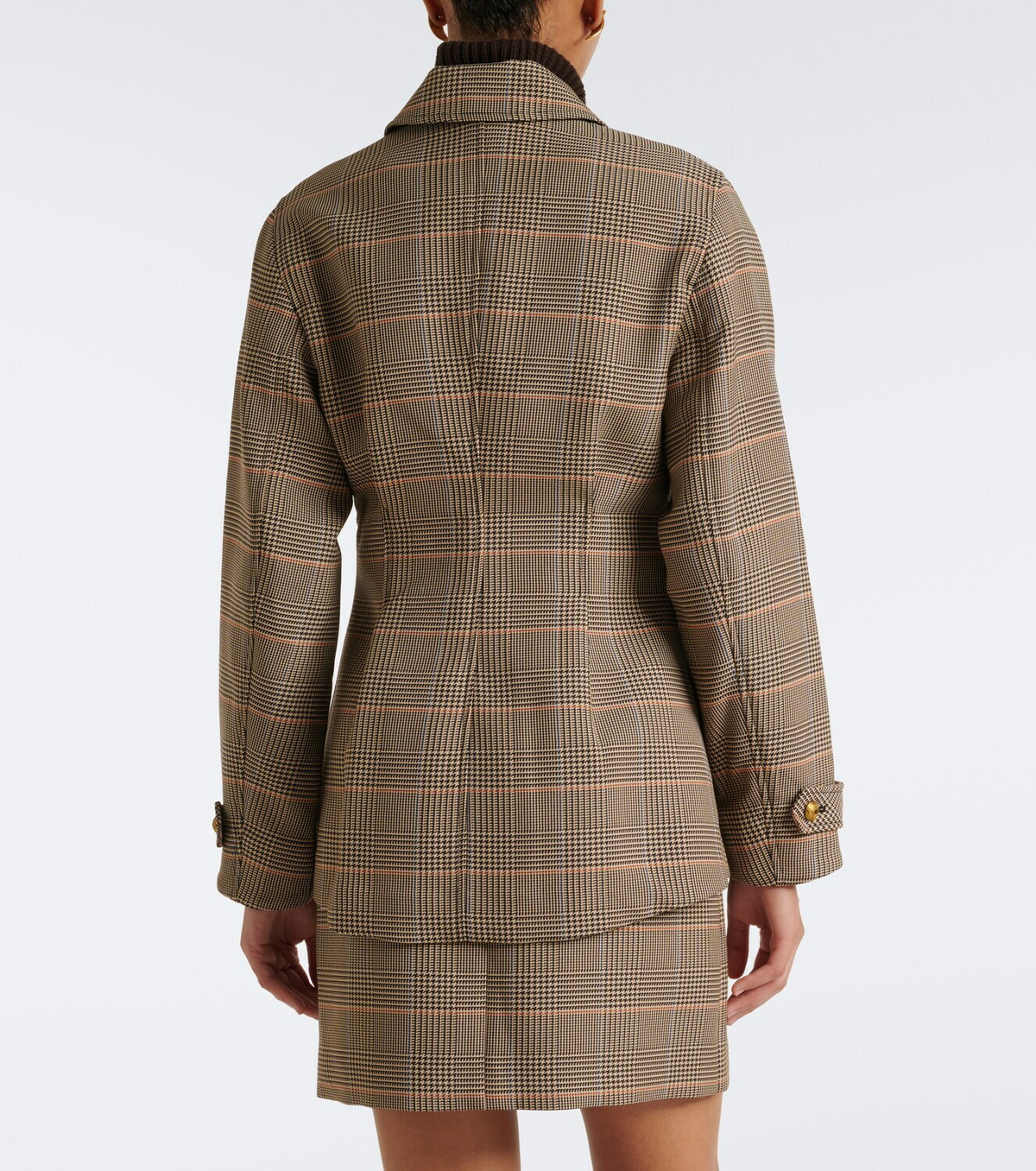 Veronica Beard Severine Prince of Wales check jacket