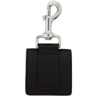 Valentino Black and White Valentino Garavani VLTN Pouch Keychain