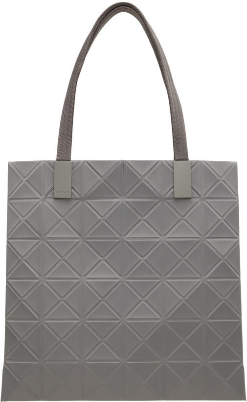 Photo: BAO BAO ISSEY MIYAKE Gray Track Tote