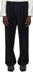 Craig Green Black Elasticized Worker Trousers
