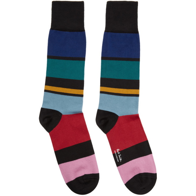 Photo: Paul Smith Multicolor Victor Stripe Socks
