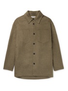ACNE STUDIOS - Domen Oversized Double-Faced Wool Overshirt - Green