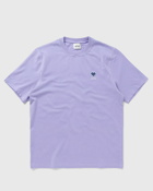 Arte Antwerp Arte Heart Circle Patch T Shirt Purple - Mens - Shortsleeves
