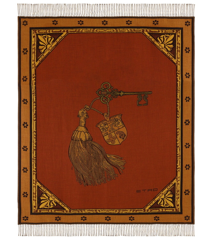 Photo: Etro Herald fringed wool throw