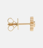 Sophie Bille Brahe Bellis single 18kt yellow gold earring with diamonds