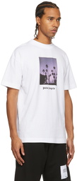 Palm Angels White Stars And Palms T-Shirt