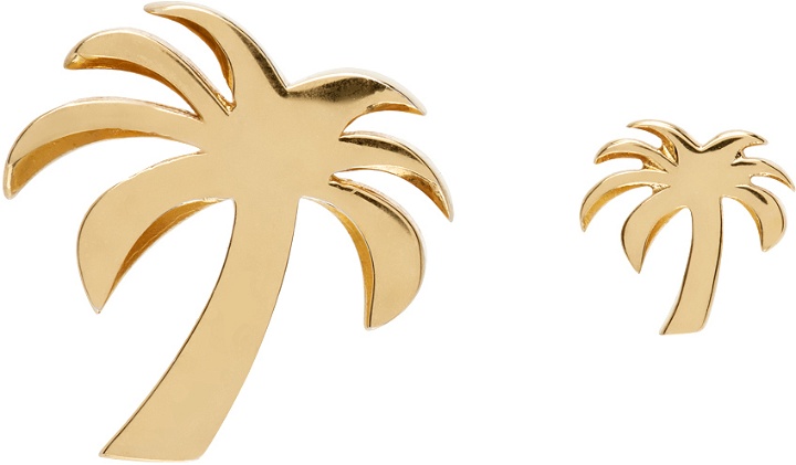 Photo: Palm Angels Gold Palm Earrings