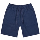 Service Works Men's Classic Canvas Chef Shorts in Navy