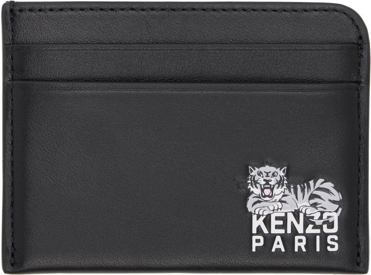 Kenzo Black Kenzo Paris Leather Wallet Kenzo