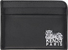 Kenzo Black Kenzo Paris Happy Tiger Card Holder