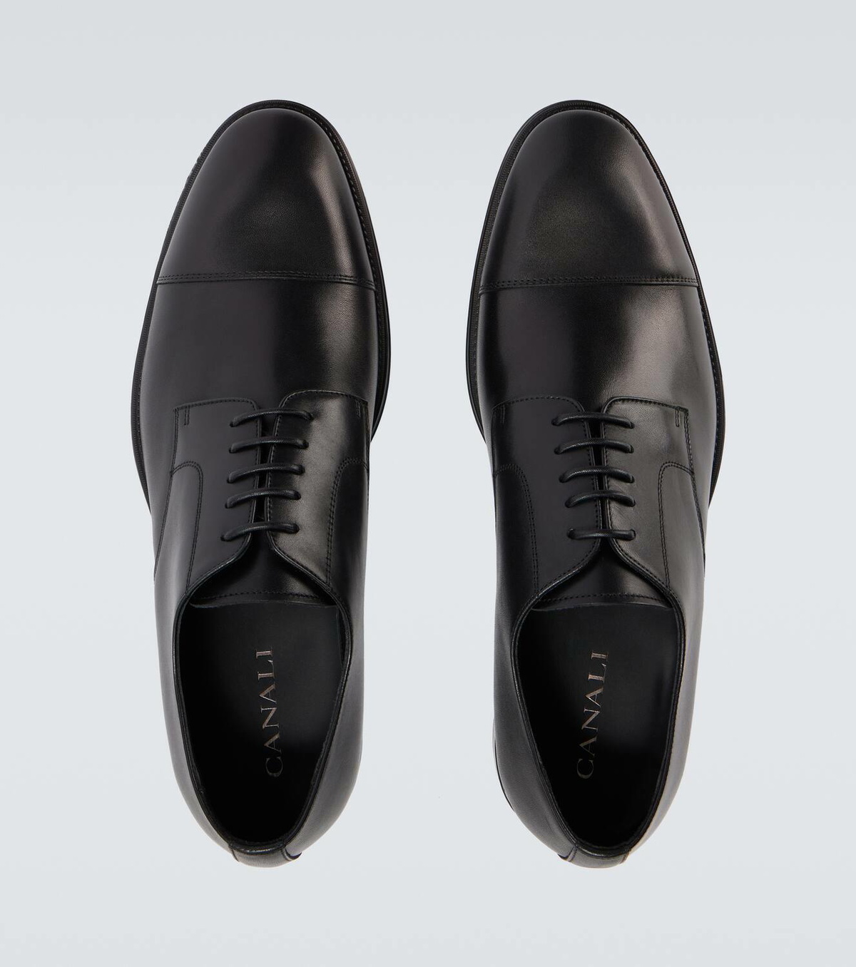 Canali Leather Derby shoes