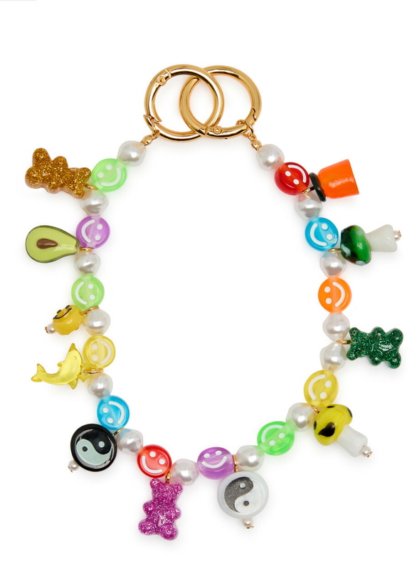 Photo: Crystal Haze Lucid Dreams Beaded bag Charm - Multicoloured - One Size