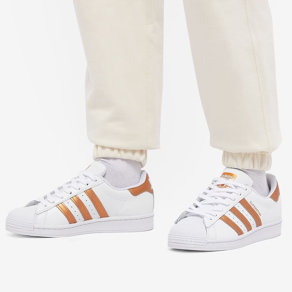 adidas gazelle silver green womens Adidas Superstar Metal Toe Chrome Copper Toe (W)