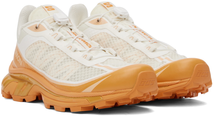 Salomon Off-White & Orange XT-6 FT Sneakers Salomon