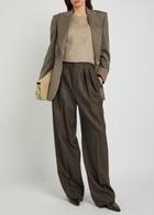 Emporio Armani Wool-blend Blazer Taupe