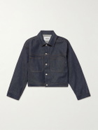 AGOLDE - Blaze Oversized Cropped Denim Jacket - Blue