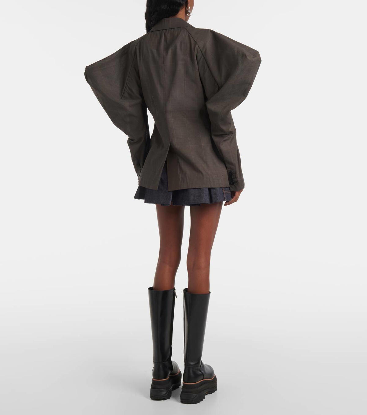 Sacai Cotton voile blazer