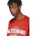 mastermind WORLD Red Boxy No Prejudice T-Shirt