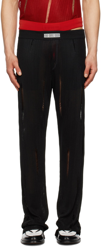 Photo: LGN Louis Gabriel Nouchi Black Flared Trousers