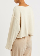 American Vintage Itony Cotton-blend Sweatshirt Cream