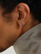 HOORSENBUHS - 18-Karat White Gold Diamond Single Hoop Earring