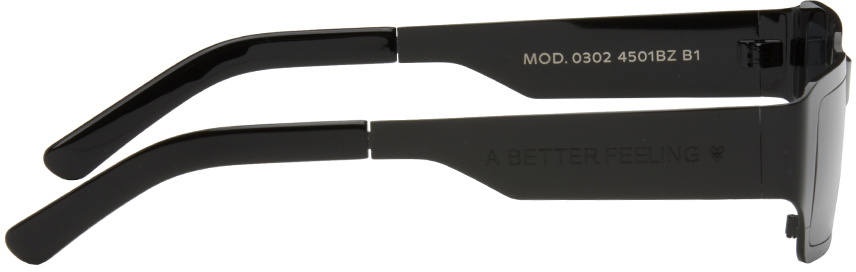 A BETTER FEELING Black Pollux Sunglasses