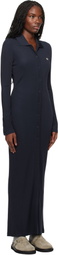 Kenzo Navy Kenzo Paris Long Rib Cardigan Maxi Dress