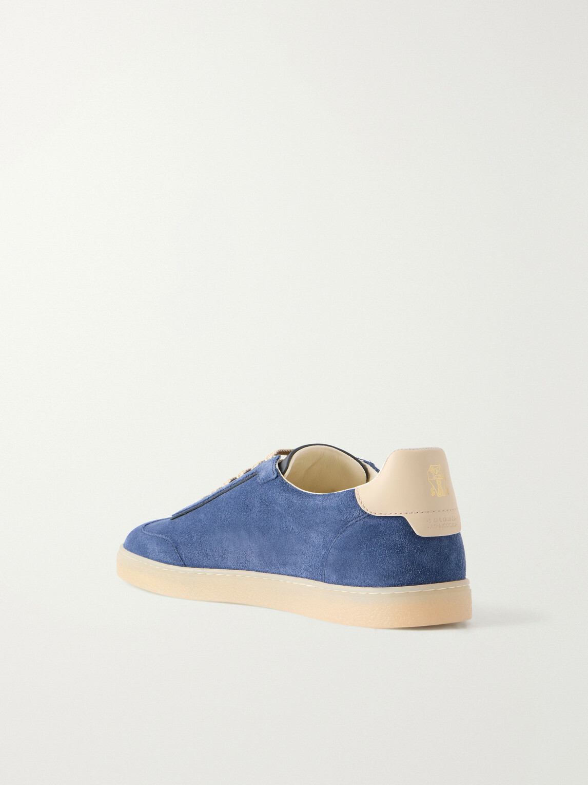 Brunello Cucinelli - Coda di Rondine Suede Sneakers - Blue