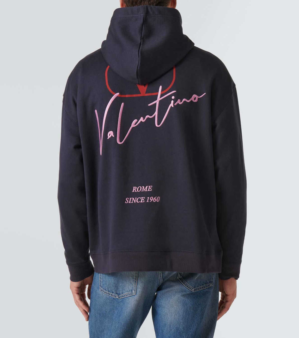 パーカー・フーディ Valentino Vlogo Signature Cotton Hoodie Valentino Logo cotton-blend jersey hoodie Valentino