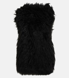 Ann Demeulemeester - Norine faux fur minidress