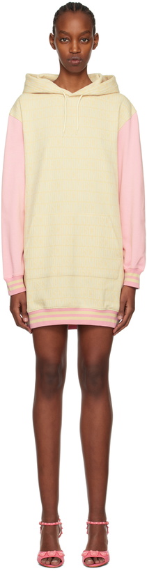 MOSCHINO - Leather Strapless Mini Dress W/ Zip Moschino
